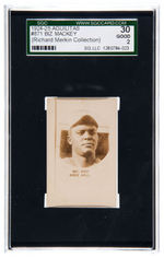 1924-1925 AGUILITAS #871 BIZ MACKEY SGC 30 GOOD 2 (RICHARD MERKIN COLLECTION).