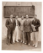 PITTSBURGH PIRATES 1936 PHOTO SIGNED BY FIVE PLAYERS.