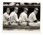 PHILADELPHIA ATHLETICS 1944 SIGNED NEWS SERVICE PHOTO WITH AL SIMMONS.