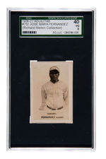 1926-1927 AGUILITAS #752 JOSE MARIA FERNANDEZ SGC 40 VG 3 (RICHARD MERKIN COLLECTION).