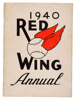 "ROCHESTER RED WINGS" MULTI-SIGNED 1940 ANNUAL.