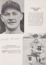 "ROCHESTER RED WINGS" MULTI-SIGNED 1940 ANNUAL.