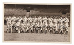 "NEWARK BEARS" 1938 CHAMPIONSHIP TEAM SIGNED LARGE NEWS SERVICE PHOTO.