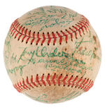 MEXICAN LEAGUE 1946 ALL STAR SIGNED BALL - 23 SIGNATURES.