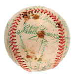 MEXICAN LEAGUE 1946 ALL STAR SIGNED BALL - 23 SIGNATURES.