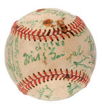 MEXICAN LEAGUE 1946 ALL STAR SIGNED BALL - 23 SIGNATURES.