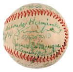 MEXICAN LEAGUE 1946 ALL STAR SIGNED BALL - 23 SIGNATURES.