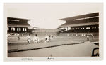 BABE RUTH PRACTICING VINTAGE SNAPSHOT.