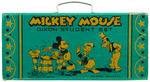 "MICKEY MOUSE DIXON STUDENT SET" DELUXE PENCIL BOX.