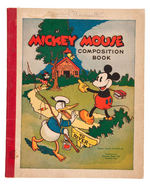"MICKEY MOUSE/THREE LITTLE PIGS COMPOSITION BOOK" TRIO.