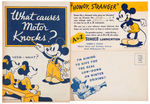 "SUN OIL COMPANY/SUNOCO" PROMOTIONAL LOT FEATURING MICKEY MOUSE.