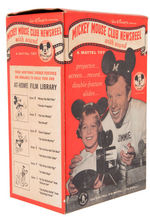 "MICKEY MOUSE CLUB NEWSREEL" BOXED SET.