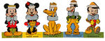 "WALT DISNEY CHARACTER SCRAMBLE INTERCHANGEABLE PICTURES" BOXED PUZZLE SET.