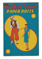 "LITTLE ORPHAN ANNIE PAPER DOLLS - JUNIOR COMMANDOS" BOOK.