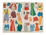 "LITTLE ORPHAN ANNIE PAPER DOLLS - JUNIOR COMMANDOS" BOOK.