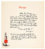 “LITTLE LULU ON PARADE BY MARGE” WITH CHRISTMAS GIFT PROMO LETTER.