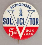 LARGE "AUTHORIZED SOLICITOR 5TH WAR LOAN."