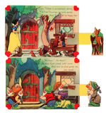 SNOW WHITE EXTENSIVE MECHANICAL VALENTINE CARDS.