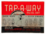 "SNOW WHITE TAP-A-WAY METAL ART" BOXED SET.