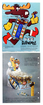 "PEZ BULLWINKLE" RETAILER'S SALES SHEET.