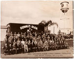 "DONALD DUCK" ORANGE JUICE "FLORIDA CITRUS CANNERS COOPERATIVE" 1945 SALES CONFERENCE PHOTO.