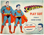 "SUPERMAN OFFICIAL PLAY SUIT."