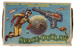 "SPACE OUTLAW ATOMIC PISTOL" BOXED GUN.