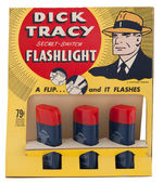 "DICK TRACY SECRET SWITCH FLASHLIGHT" FULL STORE DISPLAY,