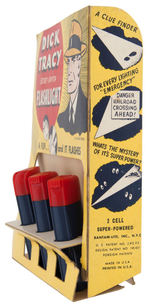 "DICK TRACY SECRET SWITCH FLASHLIGHT" FULL STORE DISPLAY,