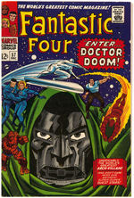 FANTASTIC FOUR LOT OF NINE COMICS.