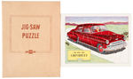 "CHEVROLET GAME BOOK" & JIGSAW PUZZLE PREMIUM PAIR.