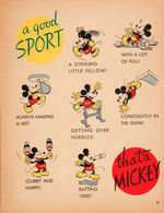 "MICKEY MOUSE MAGAZINE" FIRST ISSUE/SAMPLE COPY.