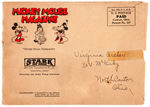 "MICKEY MOUSE MAGAZINE" RARE FIRST SERIES ISSUE WITH MAILING ENVELOPE.