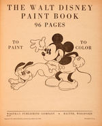 "THE WALT DISNEY PAINT BOOK" 96 PAGE VARIETY.