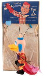 "HOWDY DOODY'S FLUB A DUB" EASEL BACK STORE DISPLAY MARIONETTE.