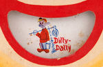 "HOWDY DOODY'S CLARABELL" DIE-CUT EASEL BACK FIGURAL MUSIC BOX.