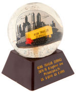 "REDA TRAILER SERVICE" TRACTOR TRAILER SNOWGLOBE PAPERWEIGHT.