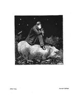 ART YOUNG MILLIONAIRE SENATOR RIDING PIG ORIGINAL ART.