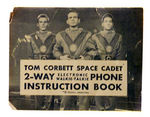 “TOM CORBETT SPACE CADET TWO-WAY PHONE” WALKIE TALKIE BOXED SET.