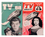 “SPACE PATROL” PRE-NATIONAL TELEVISION PUBLICATIONS PAIR.