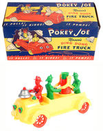 "POKEY JOE/NOSCO'S DING DONG FIRE TRUCK" BOXED PULL TOY.