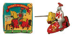 "KNIGHT ON HORSE" BOXED WIND-UP."