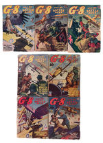 "G-8 AND HIS BATTLE ACES" PULPS.