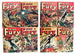 "MISS FURY" COMPLETE COMIC BOOK RUN.