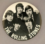 "THE ROLLING STONES" CLASSIC 1960s BUTTON.