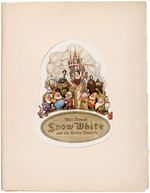 "SNOW WHITE AND THE SEVEN DWARFS" DECEMBER 21, 1937 WORLD PREMIER MOVIE PROGRAM.