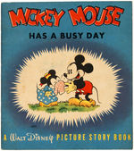 "MICKEY MOUSE HAS A BUSY DAY PICTURE STORY BOOK."