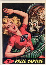 "MARS ATTACKS" COMPLETE GUM CARD SET.