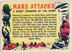 "MARS ATTACKS" COMPLETE GUM CARD SET.