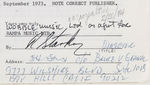 RINGO STARR SIGNED CAPITOL RECORDS CONTRACT.